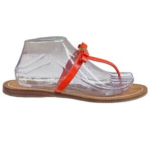 Tory Burch Women's Leighanne Red Thong Bow Sandals Size US 9